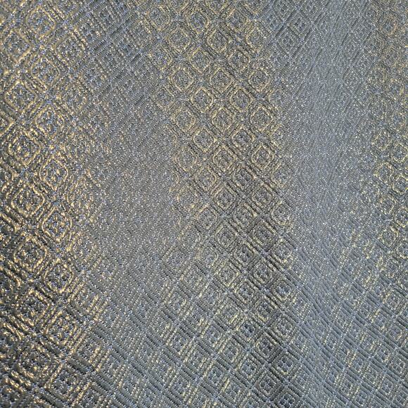 Worthington Belted Pencil Skirt Womens 18 Back Zip Pockets Black Gold Blue - Picture 2 of 12